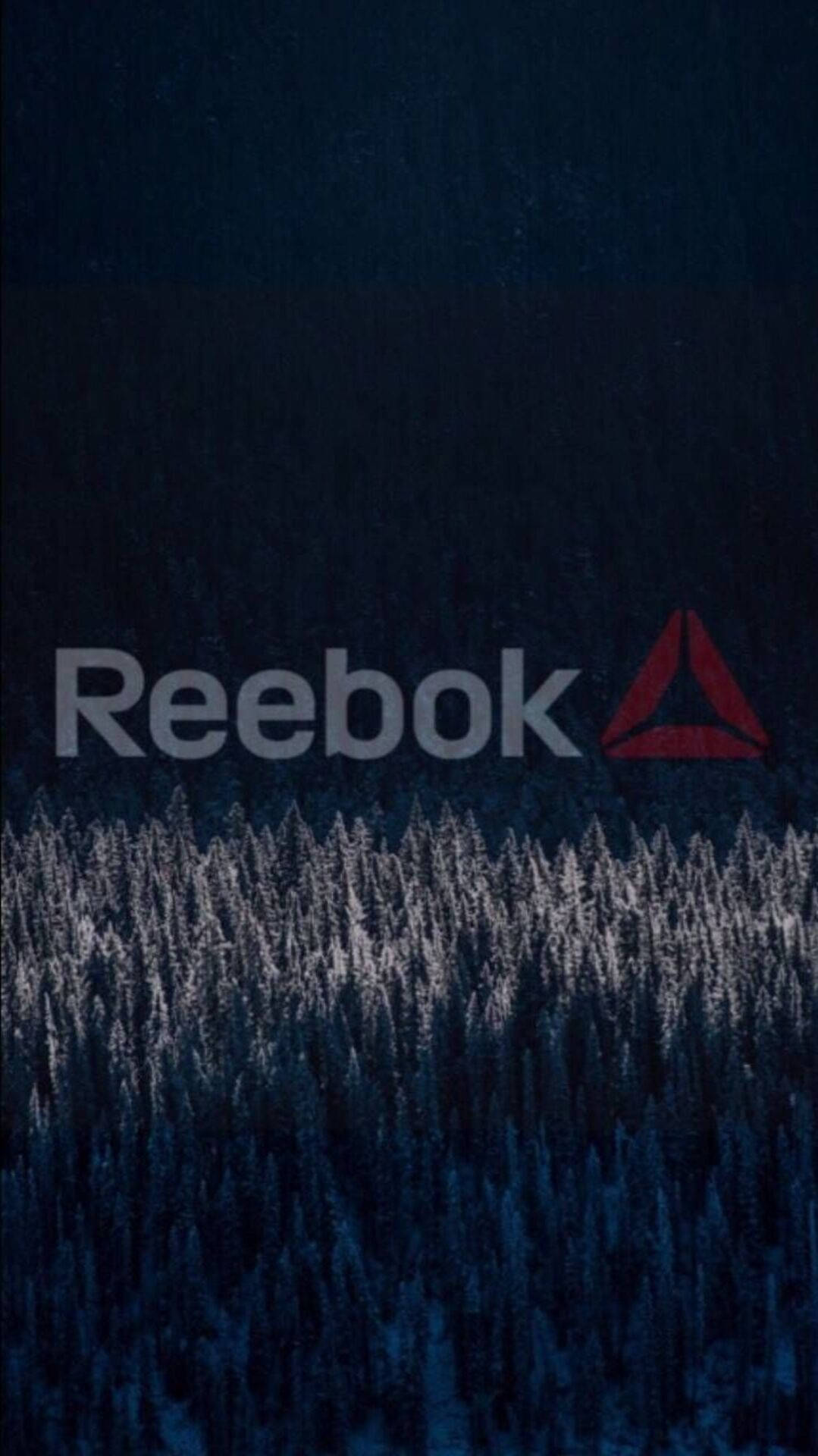 Reebok Logo With Lavender Field Phone Background