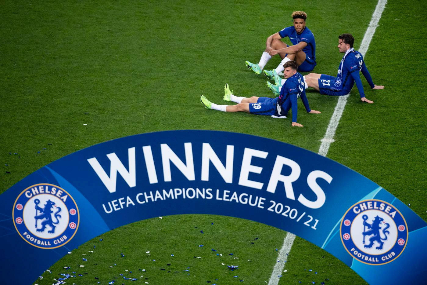 Reece James Champions League Winners Background