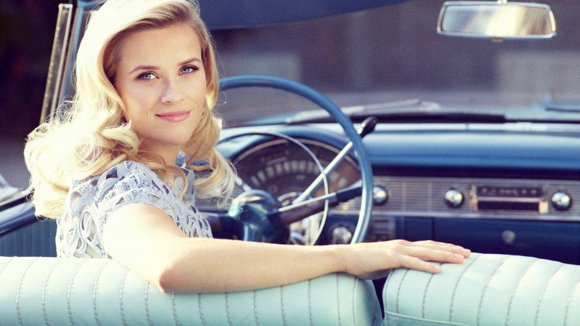 Reese Witherspoon Glows On Glamour Uk Cover Background