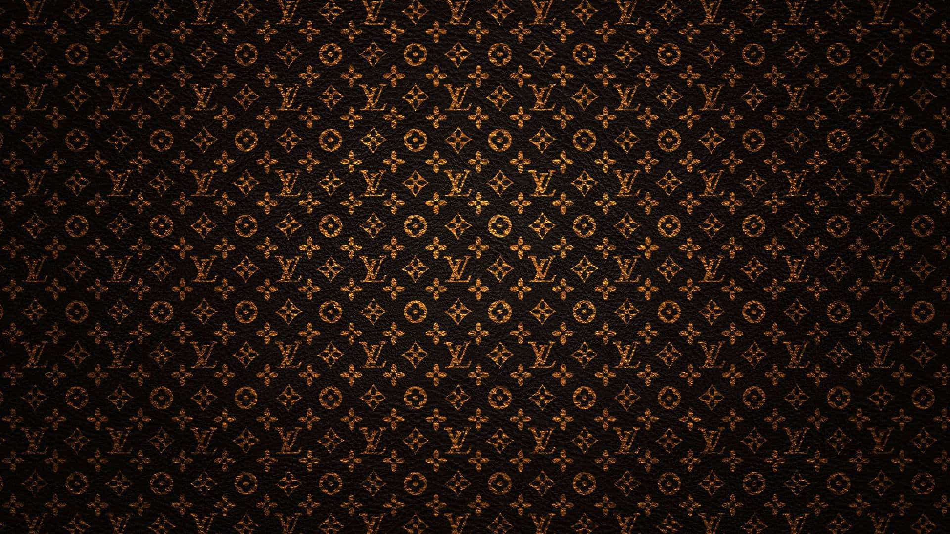 Refined And Elegant Black And Gold Desktop Setup Background