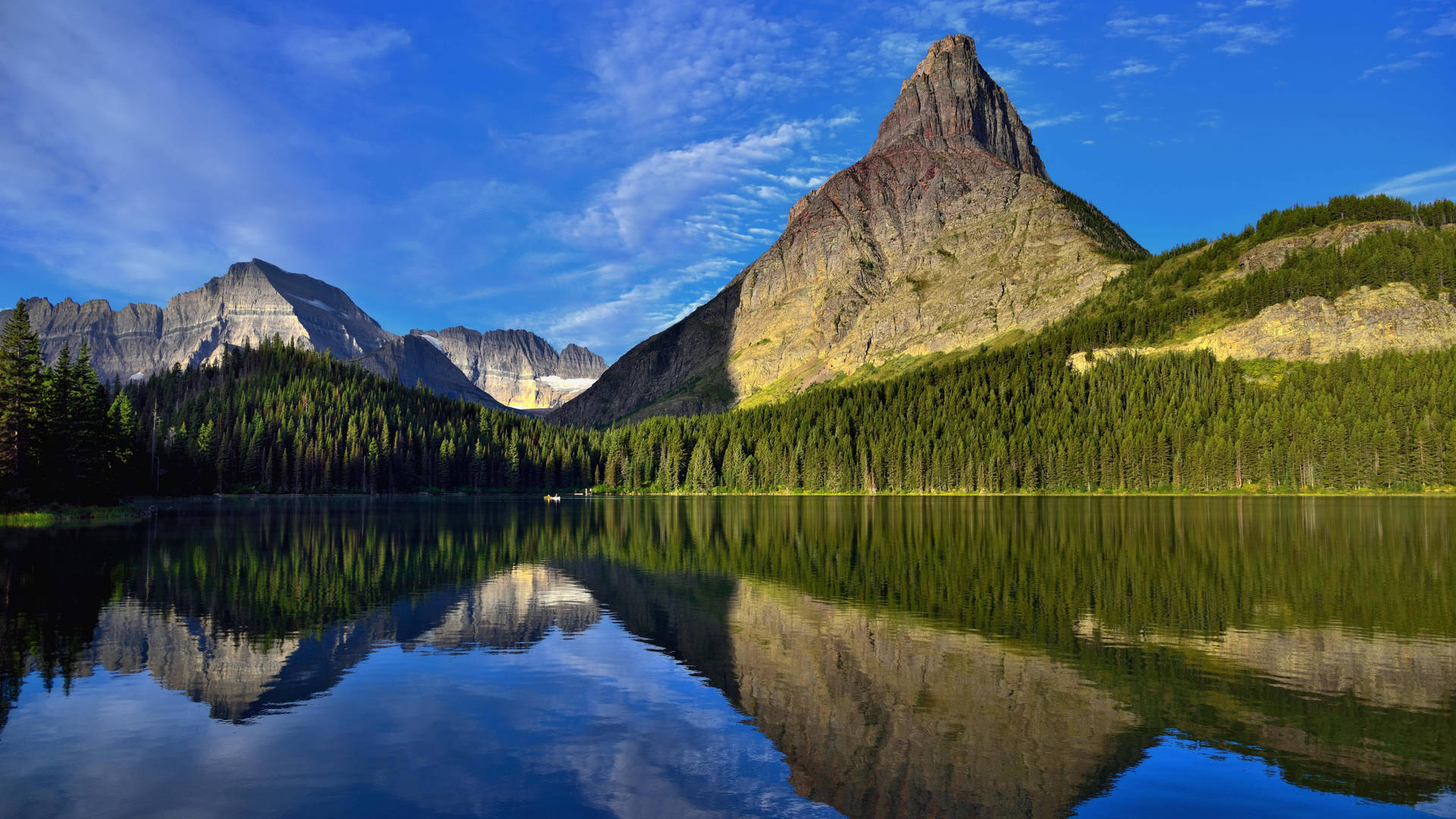 Reflected Glacier National Park Background