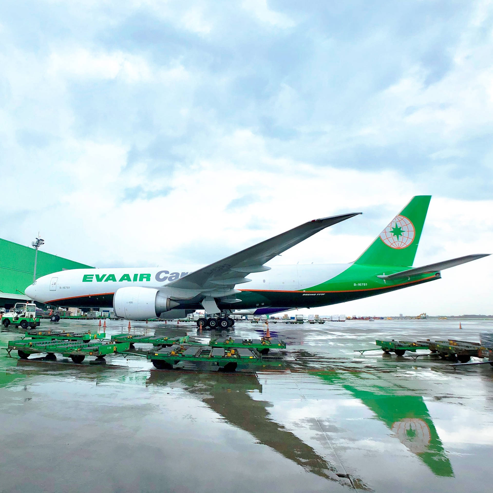 Reflective Eva Air Background