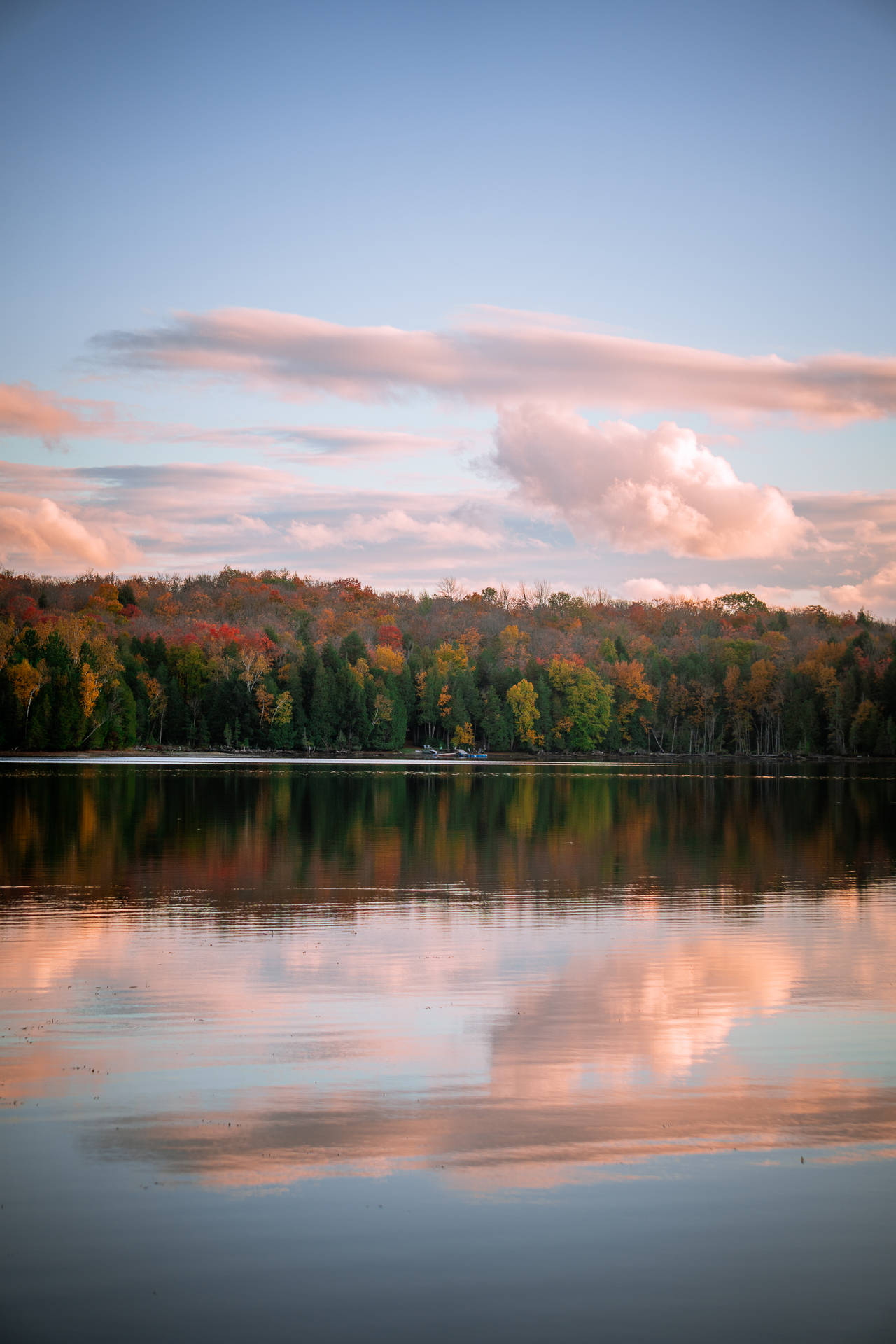 Reflective Lake Background