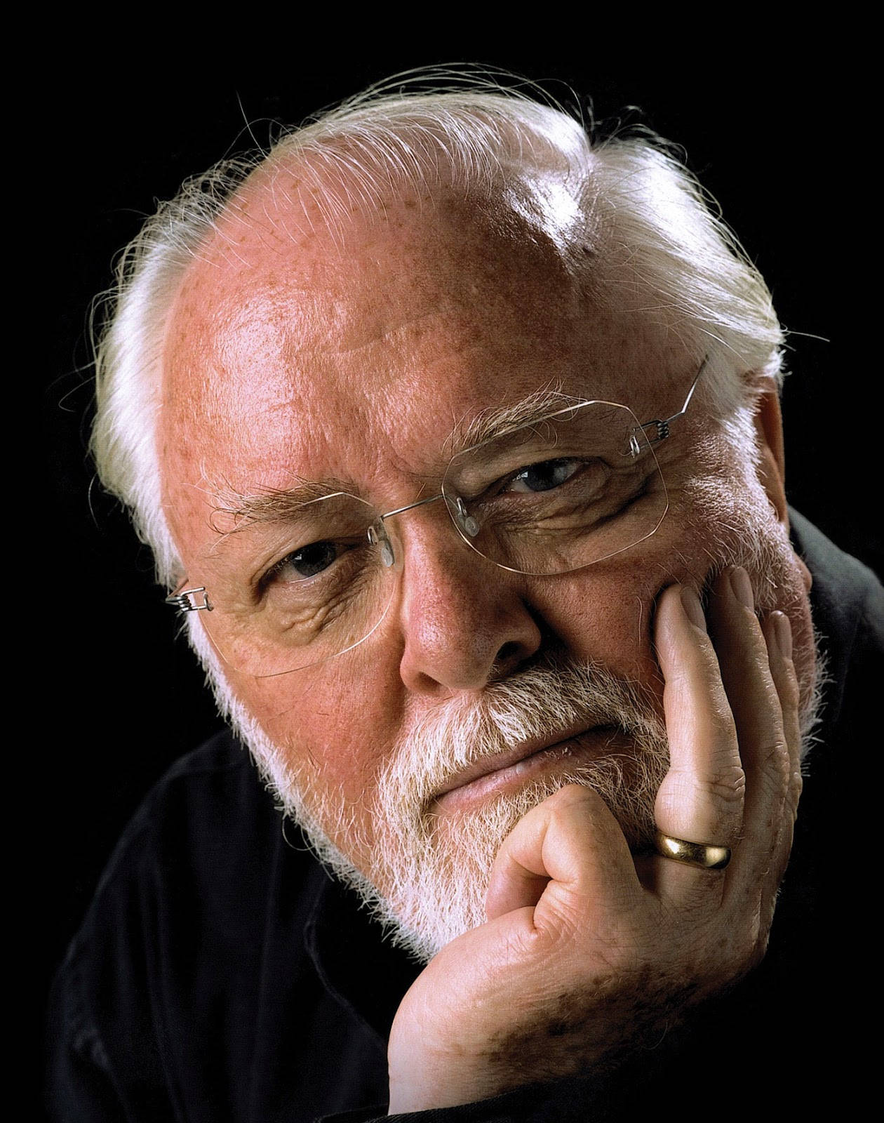 Reflective Moment Of Acclaimed Director, Richard Attenborough