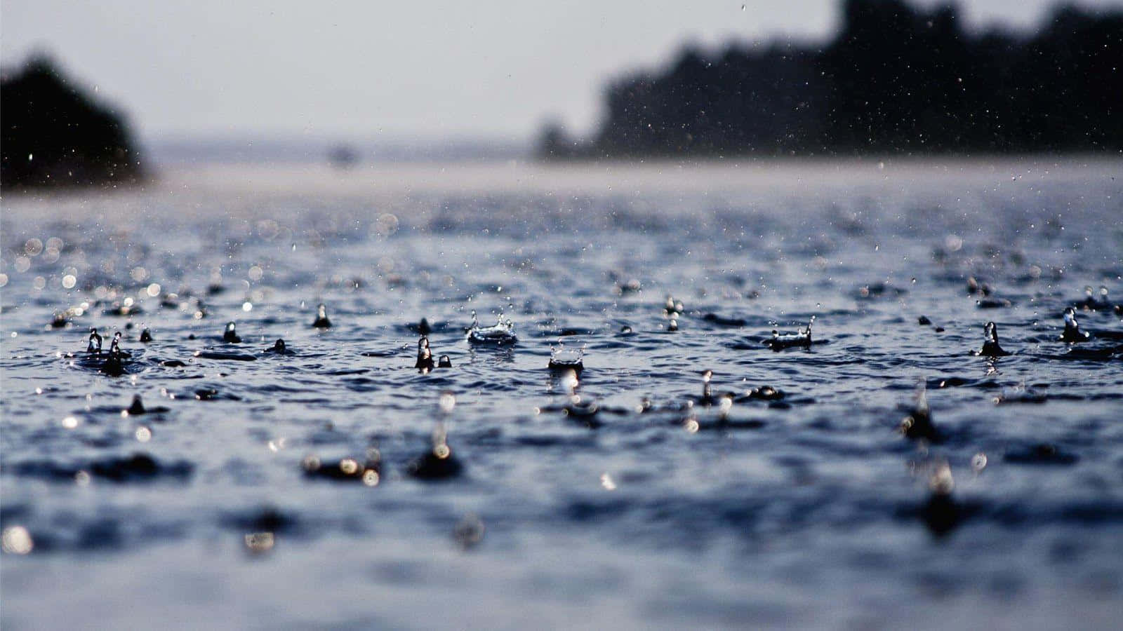 Refresh With Rain Desktop Background