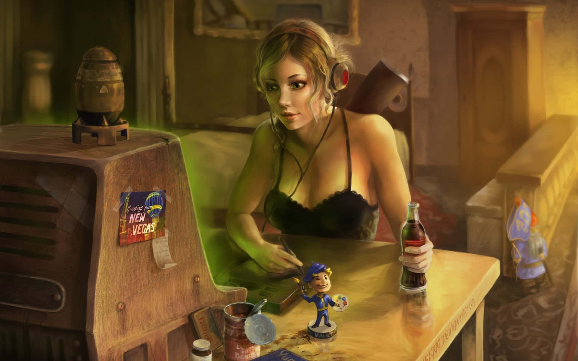 Refresh Your Day With Nuka Cola! Background