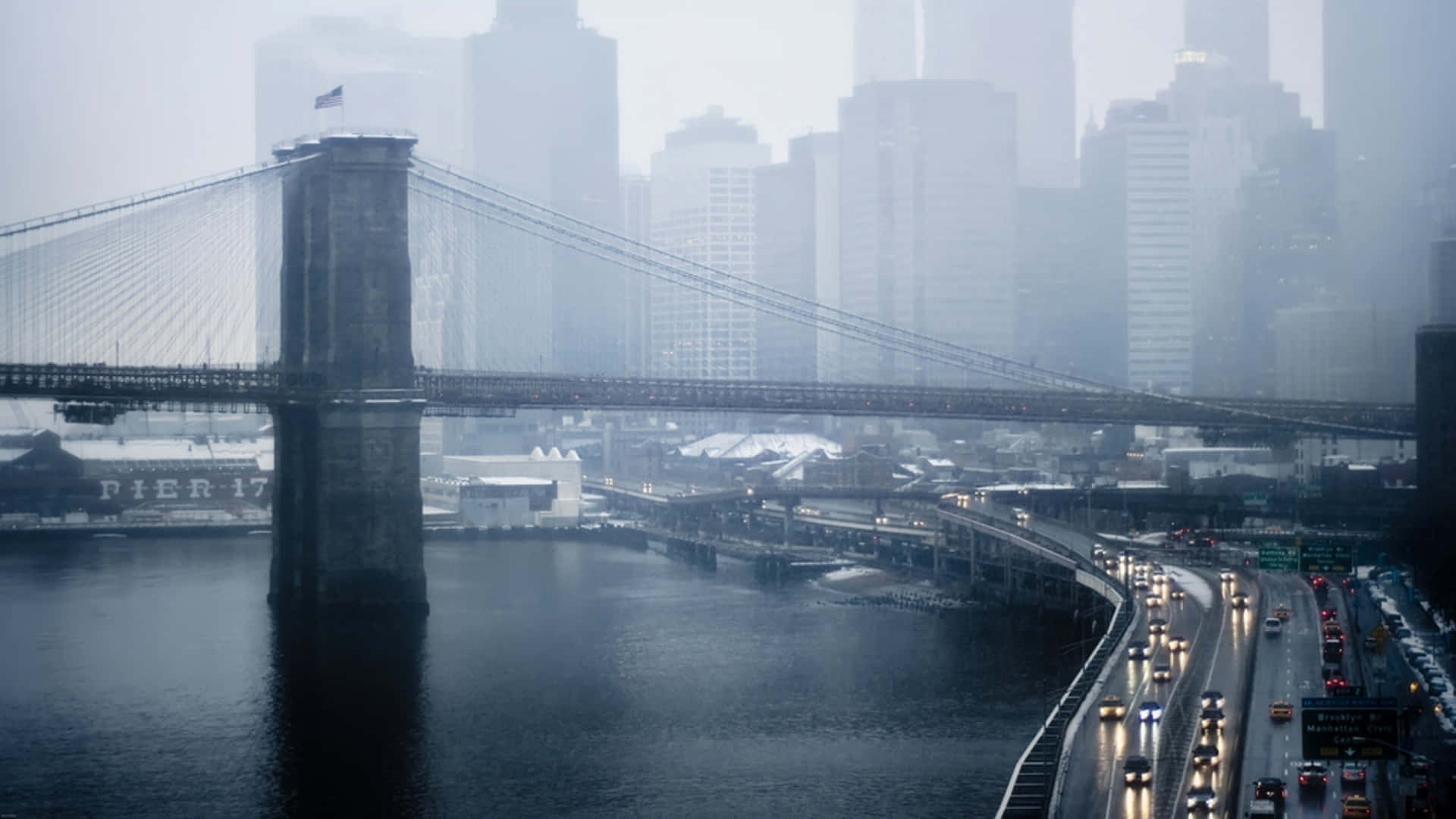 Refresh Your Desktop With A View Of A Peaceful Rain Shower Background