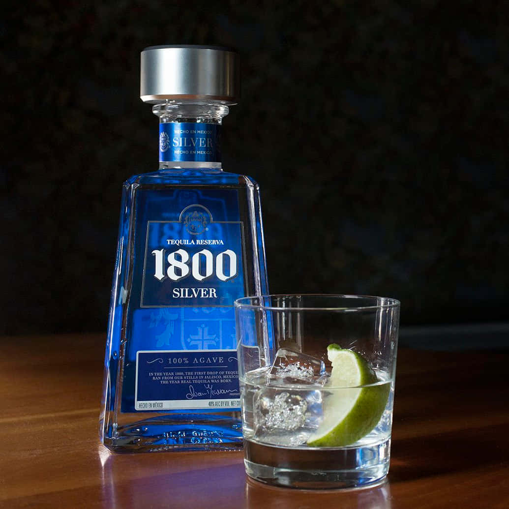 Refreshing 1800 Tequila Blanco Gin And Tonic Background