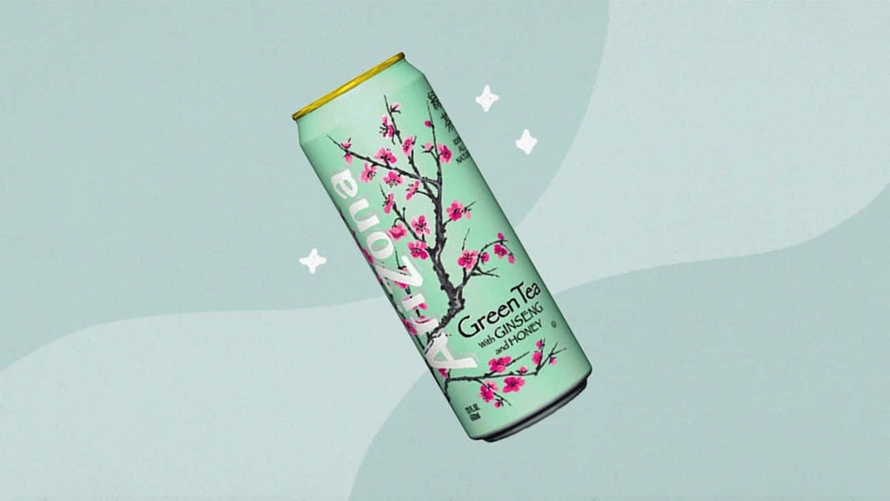 Refreshing Arizona Tea On A Hot Day Background