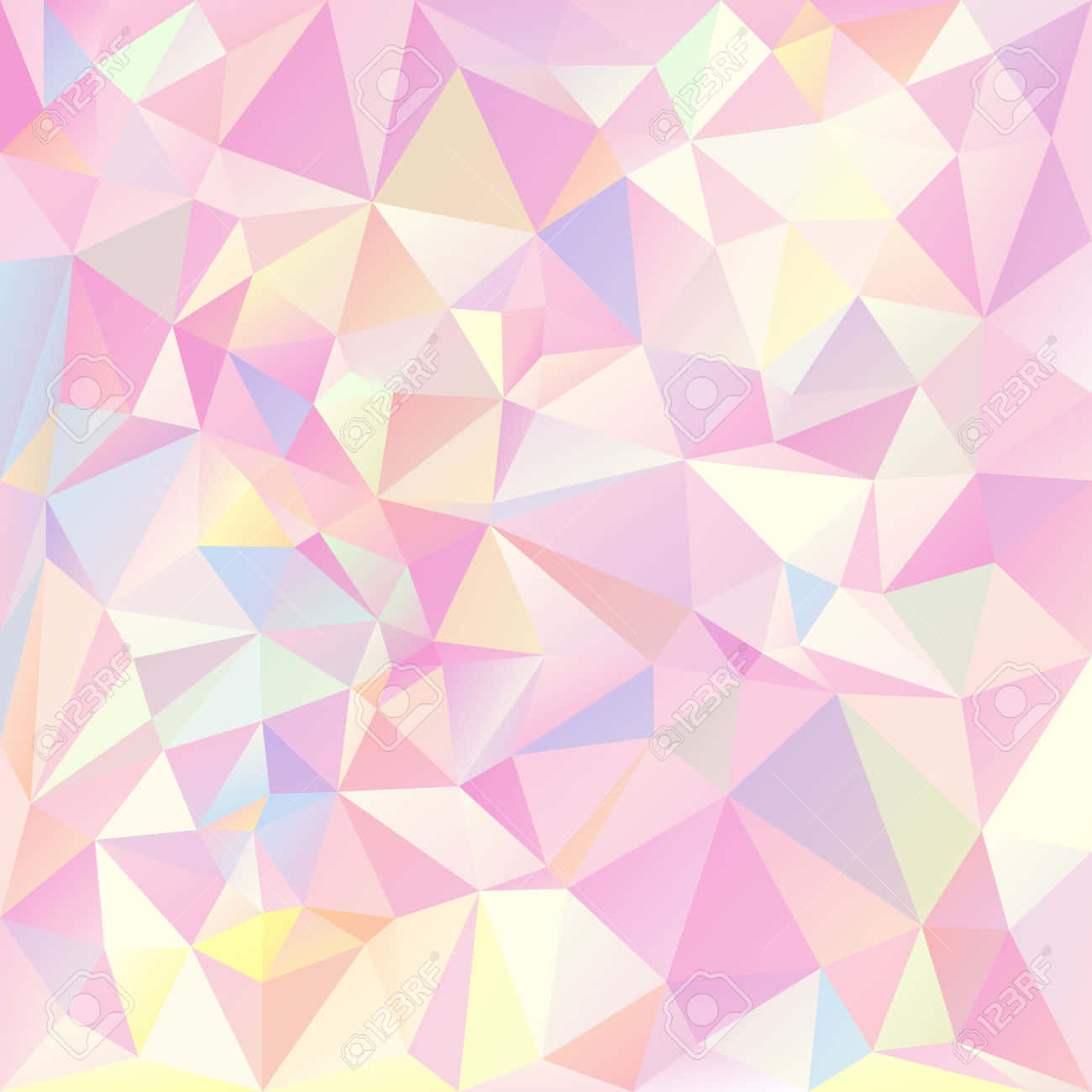 Refreshing Blend Of Pink, Yellow, And Blue Background