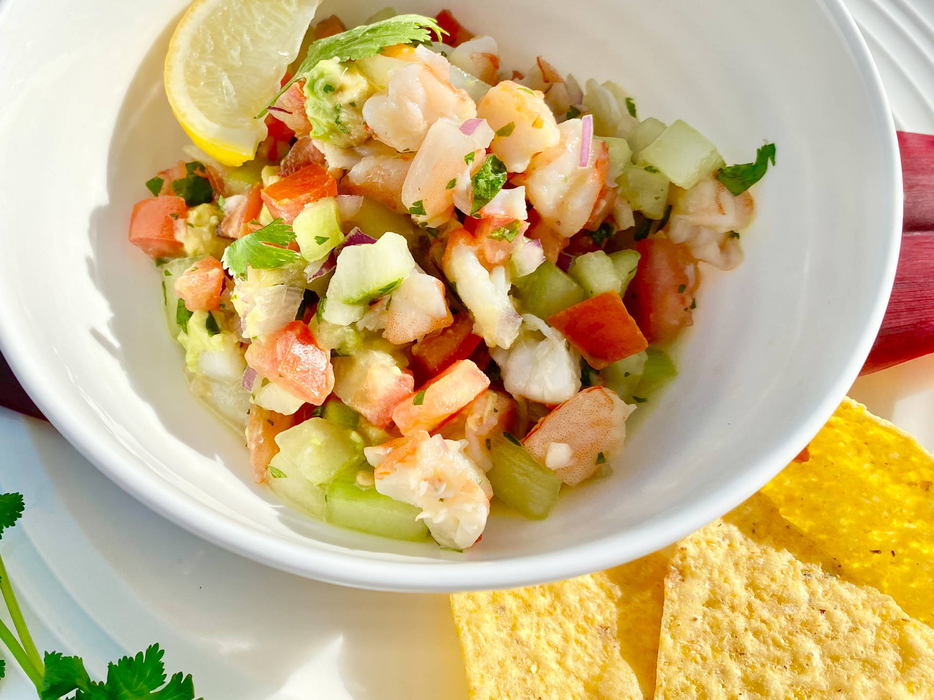 Refreshing Ceviche Raw Fish Dish