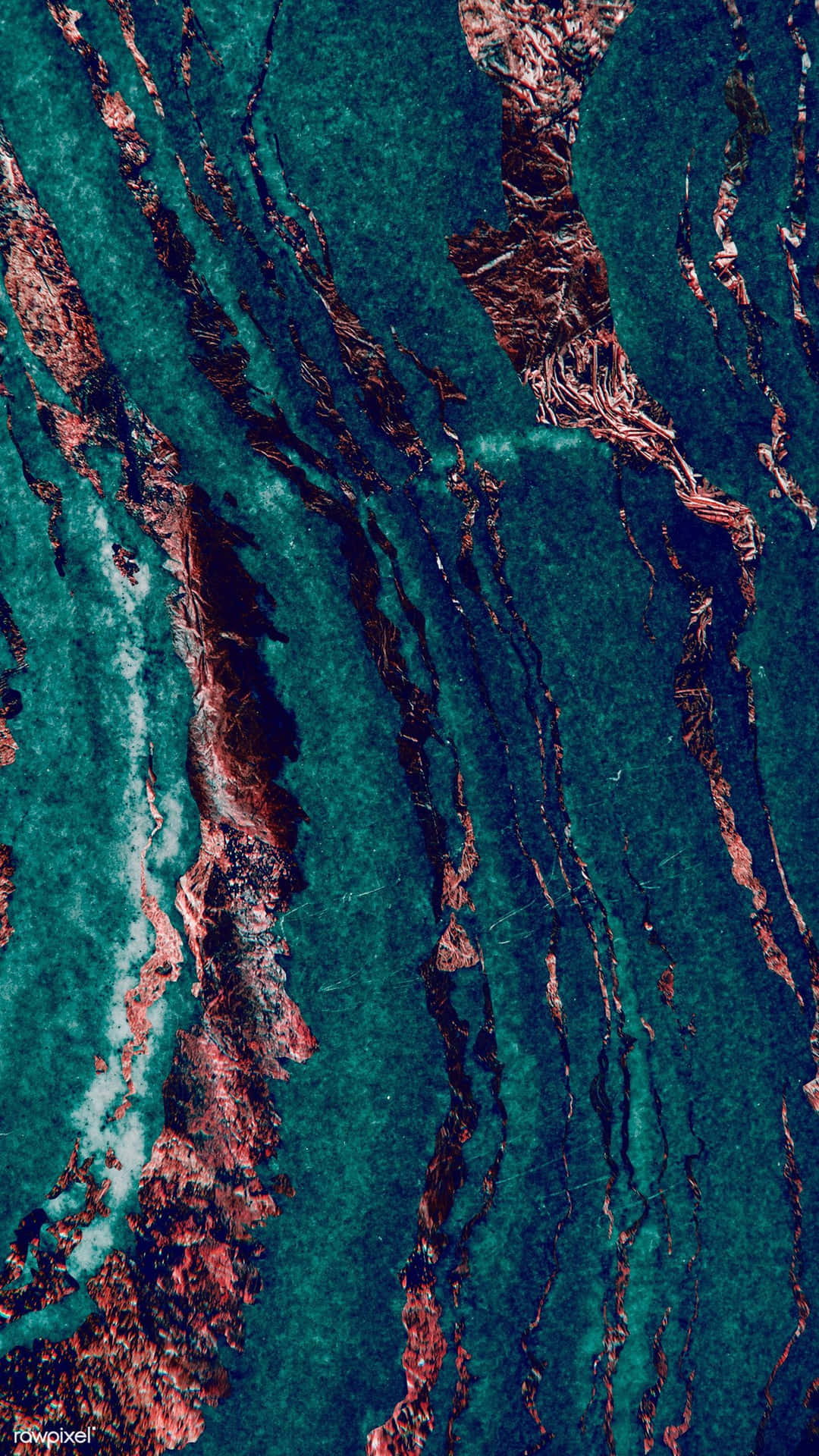 Refreshing Mint Green Marble Pattern Background