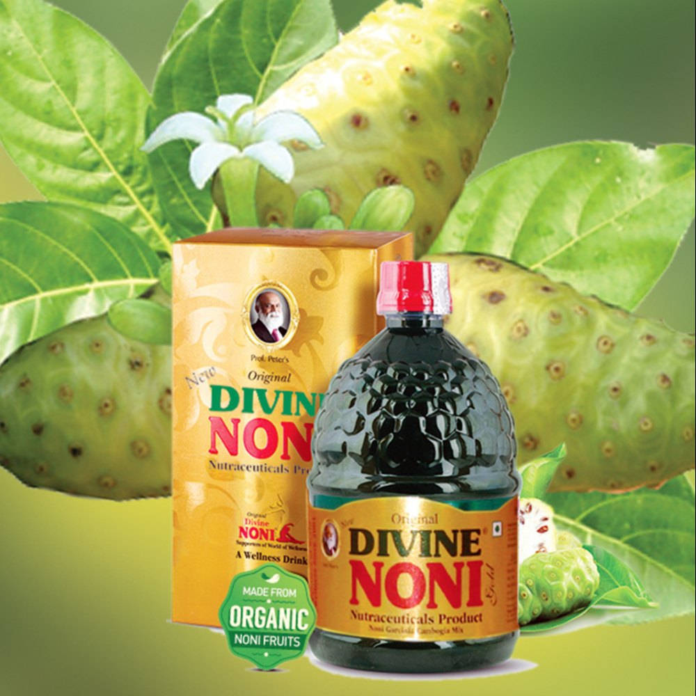 Refreshing Noni Herbal Drink For Enhanced Vitality Background