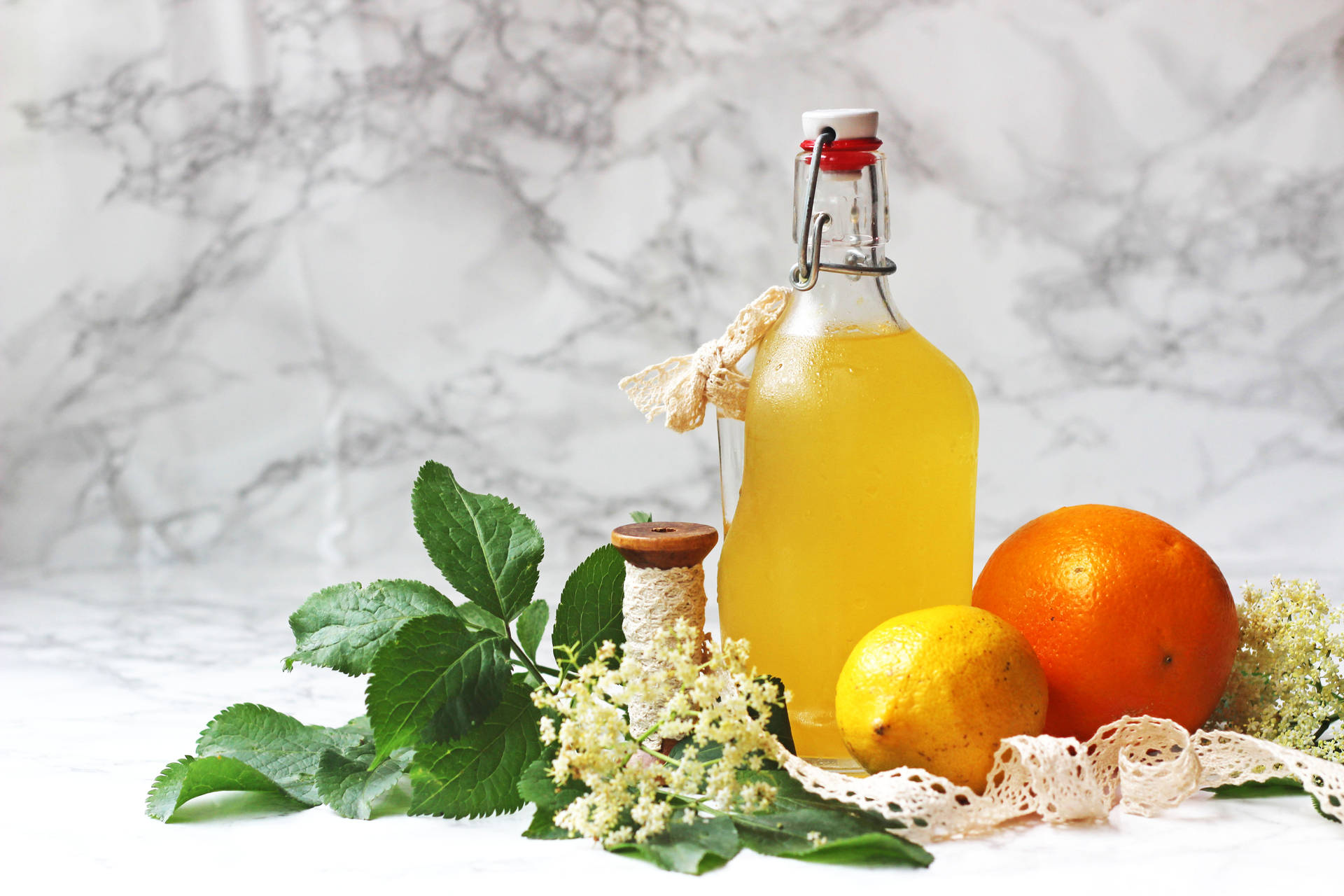 Refreshing Orange And Lemon Cordial