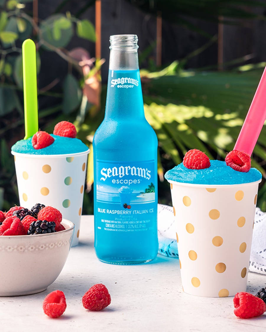 Refreshing Seagrams Escapes Italian Cocktails Background