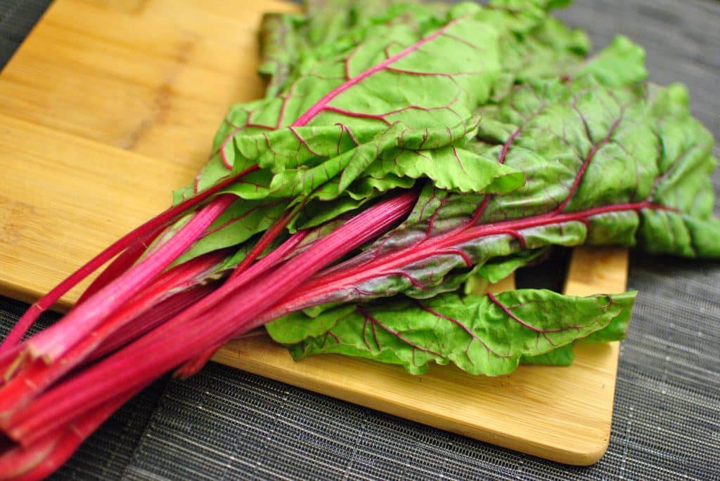 Refreshing Swiss Chard Bunch Background