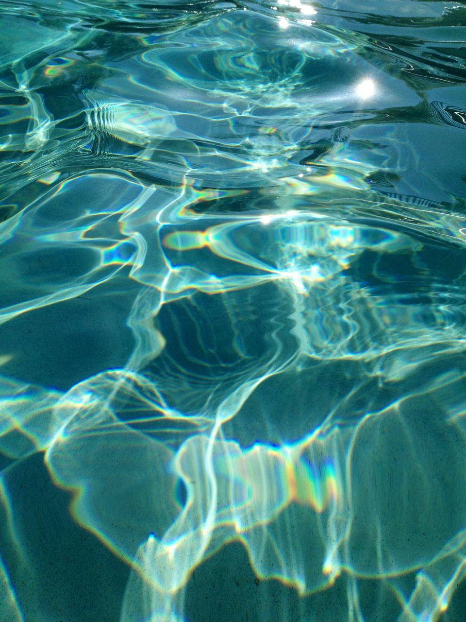 Refreshing Underwater Light Aesthetic Teal