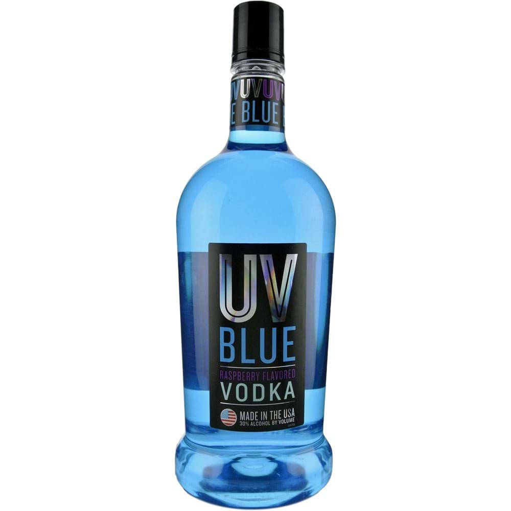 Refreshing Uv Blue Vodka Background