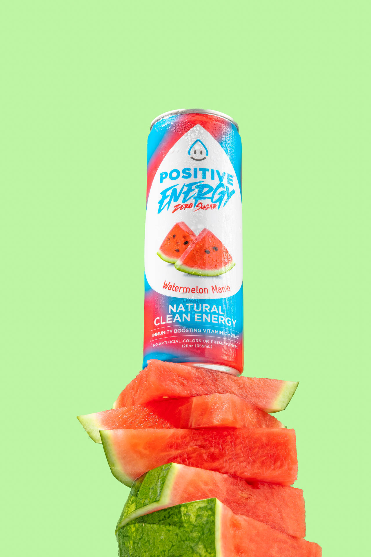 Refreshing Watermelon Drink Background