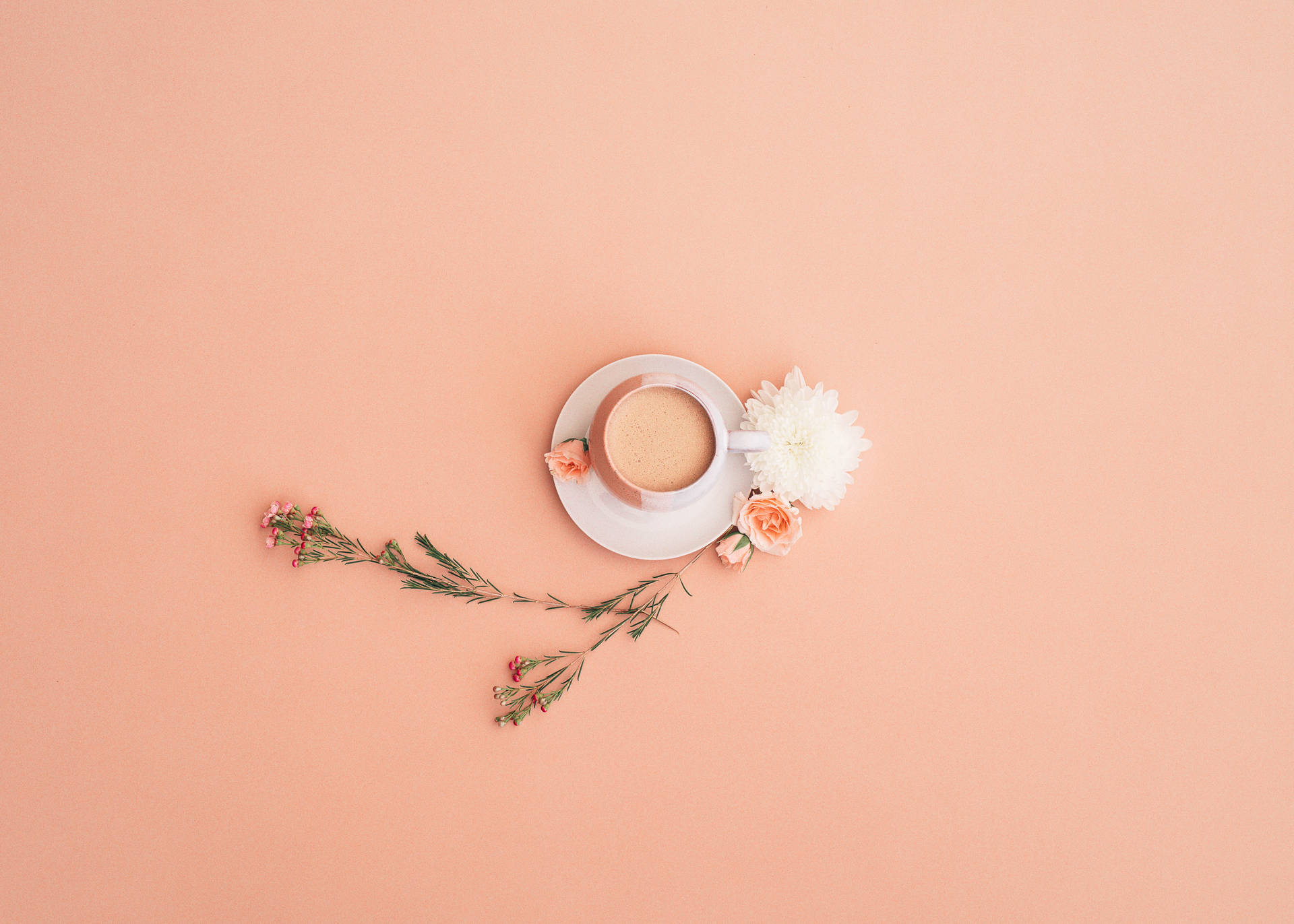 Refreshingly Aromatic Morning Cup Of Coffee Background