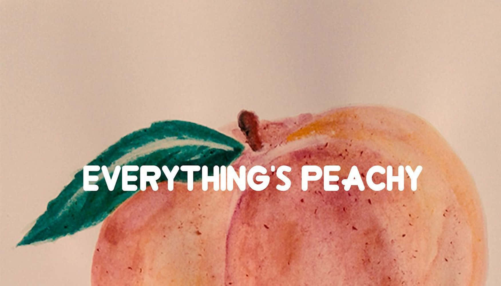 Refreshingly Sweet And Delightful Vintage Peach Background