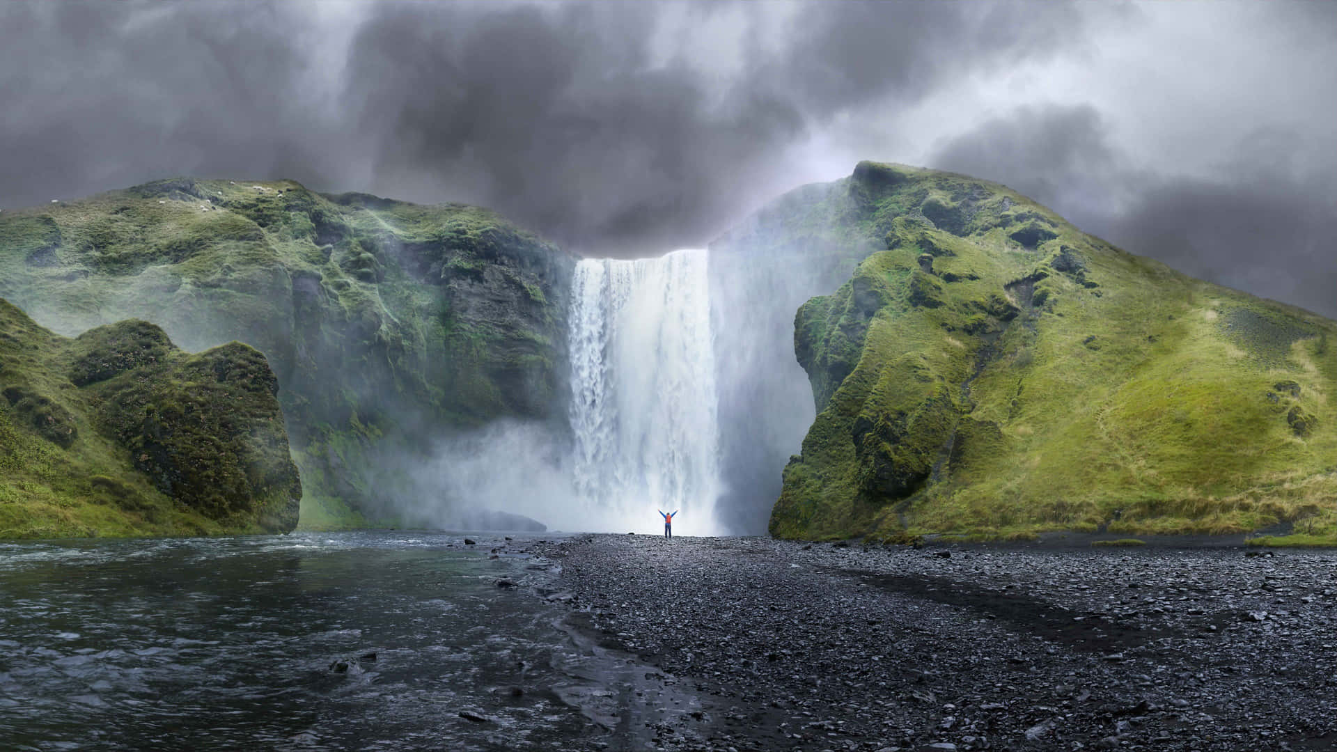 Refreshment Of Nature's Beauty - Icelandic Landscape