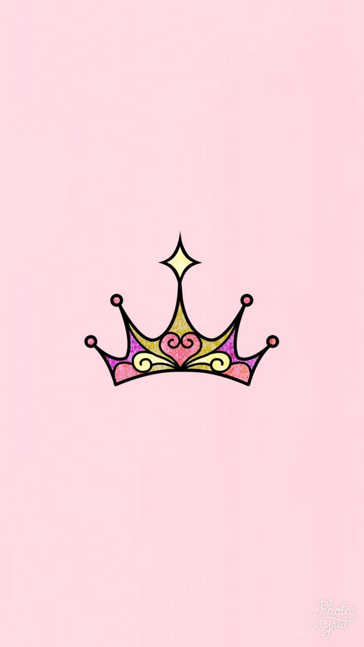 Regal Display Of Power: The King And Queen's Crowns Background