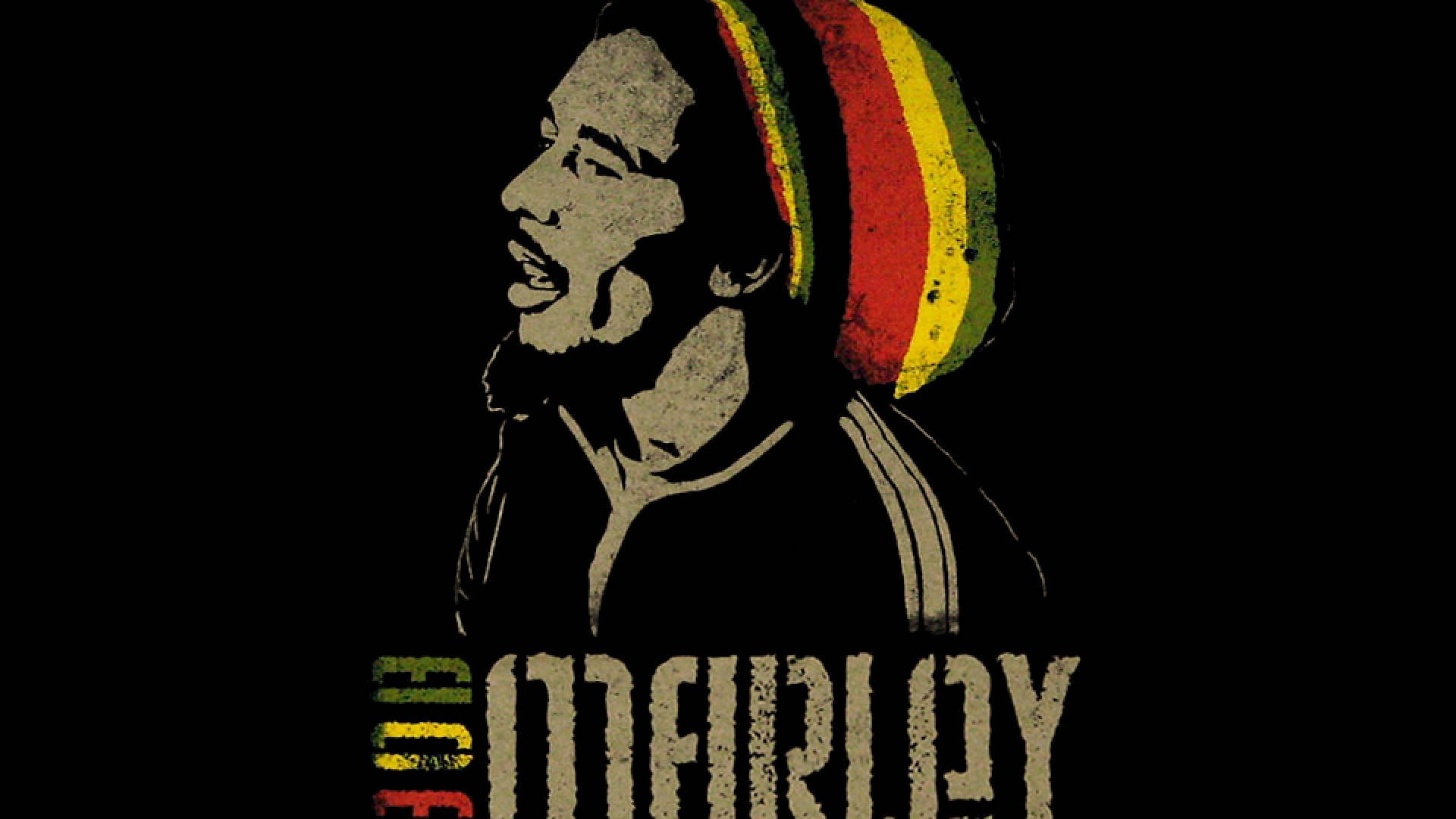 Reggae Bob Marley Art Background