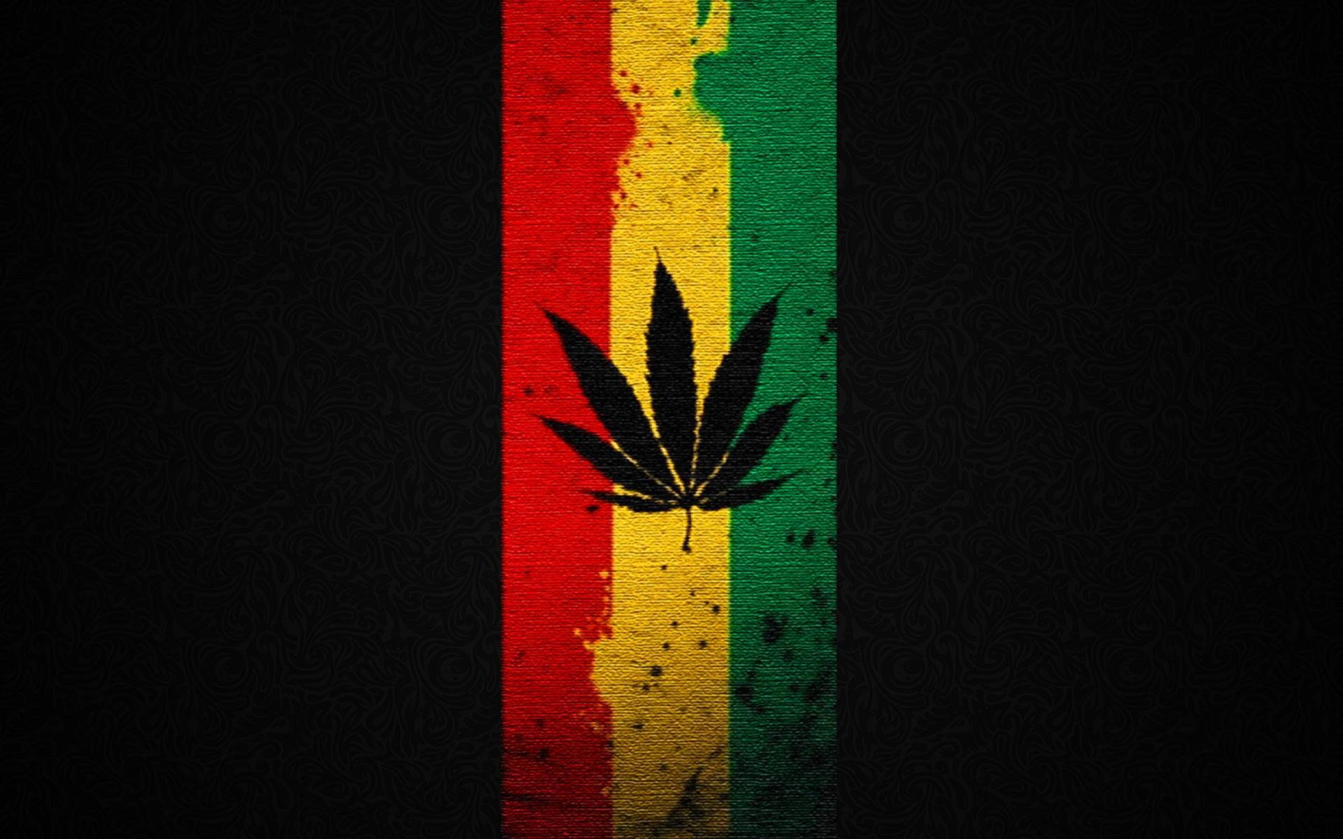Reggae Rastafari Flag Background