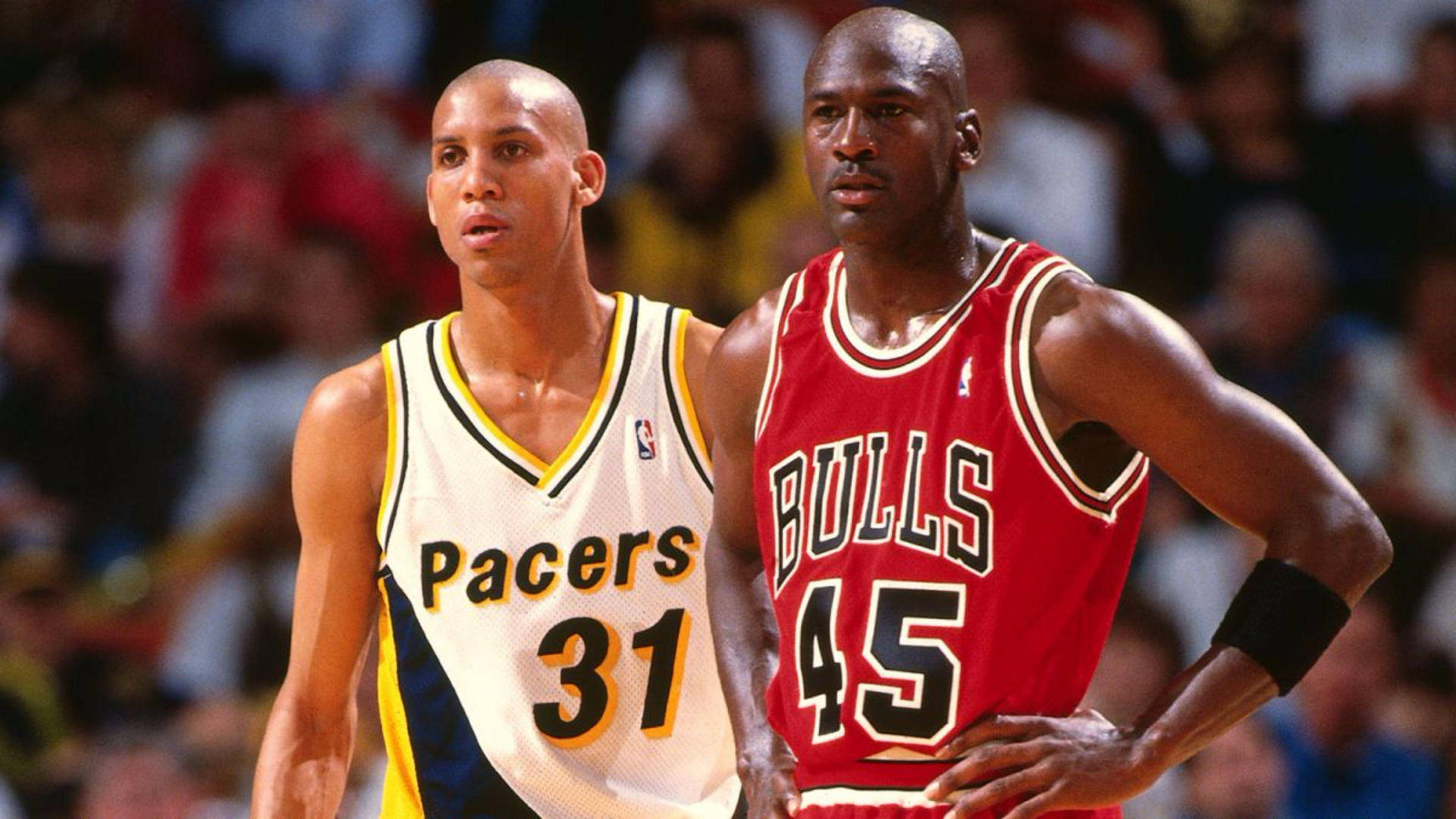 Reggie Miller And Michael Jordan