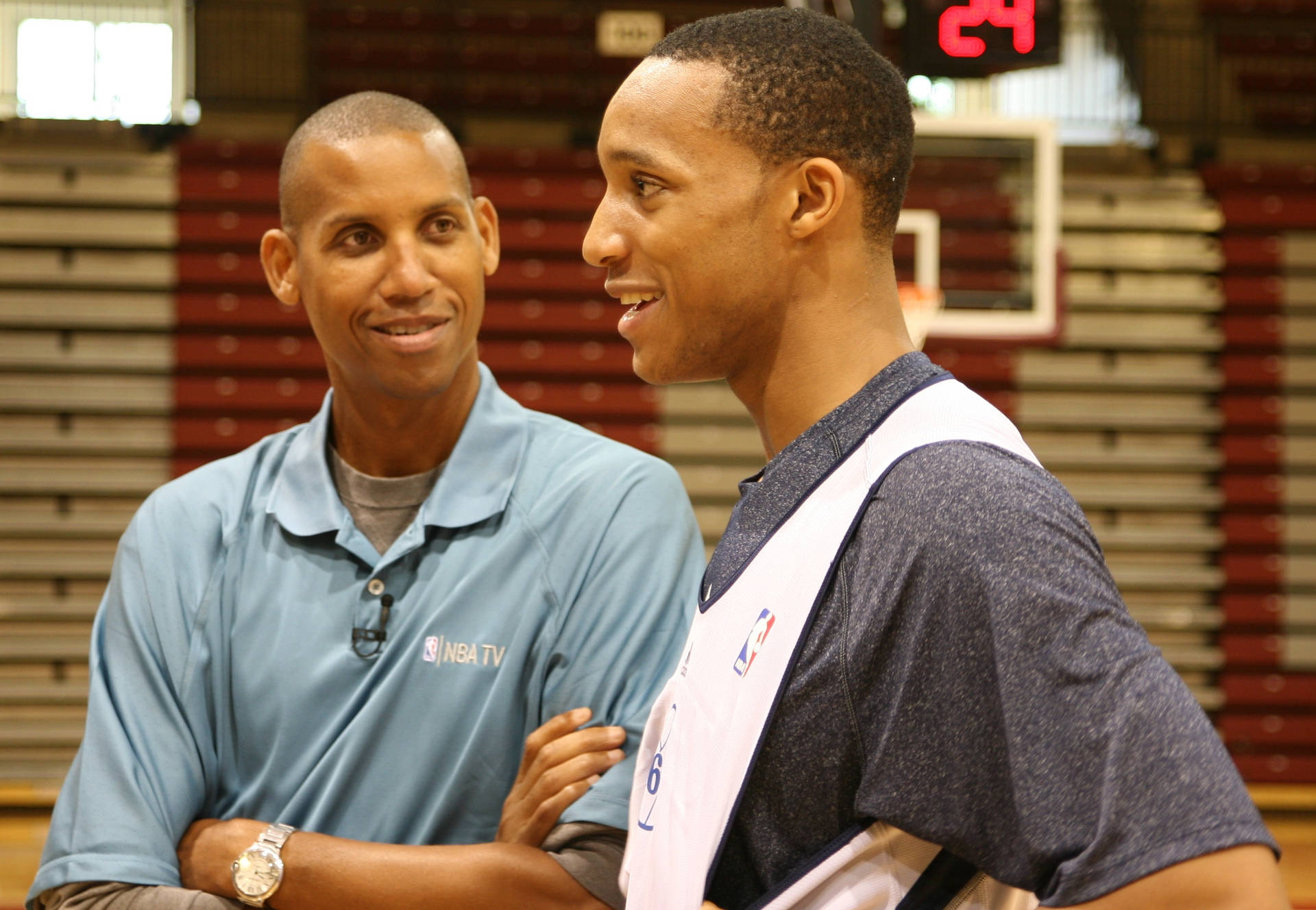 Reggie Miller As A Coach Background