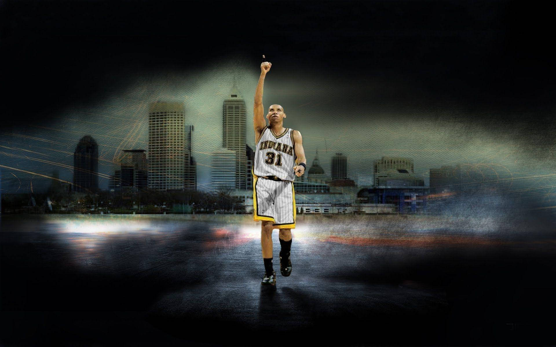 Reggie Miller Hands Up