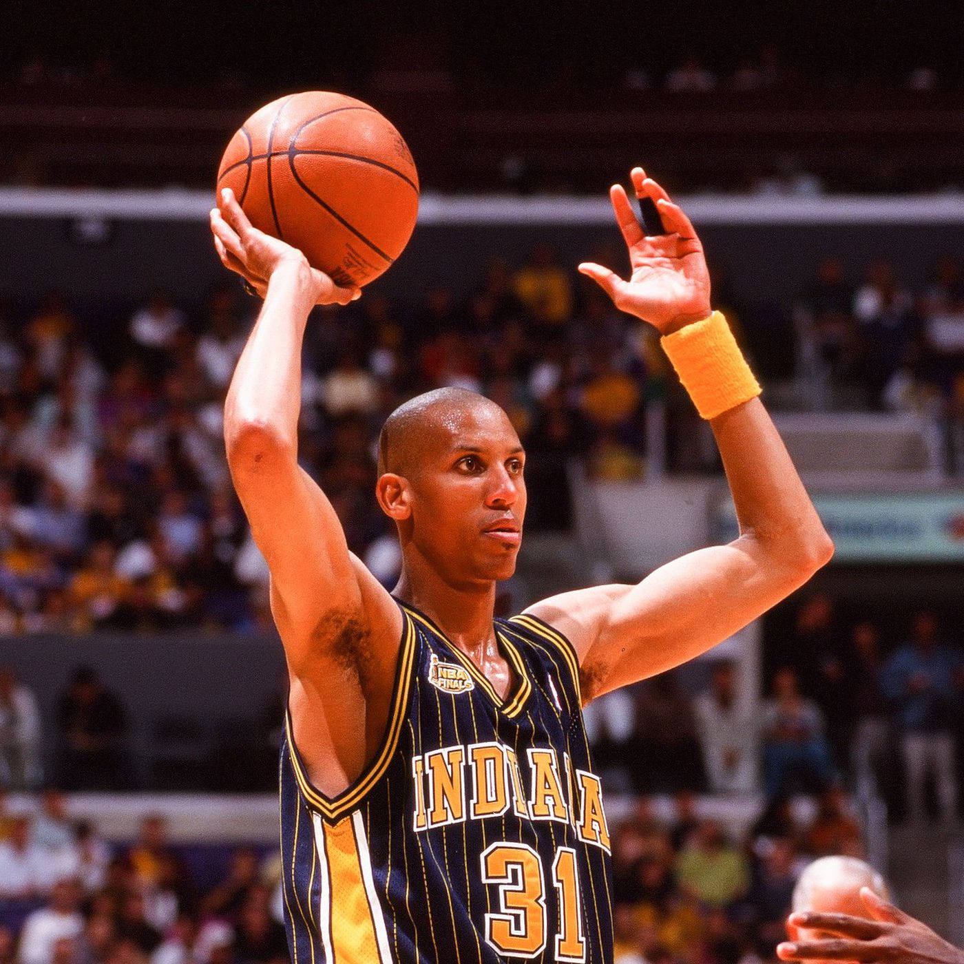 Reggie Miller Pass It On Background