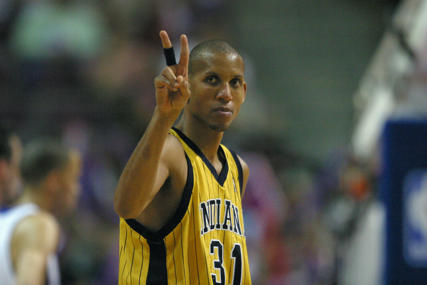 Reggie Miller Peace Out Background