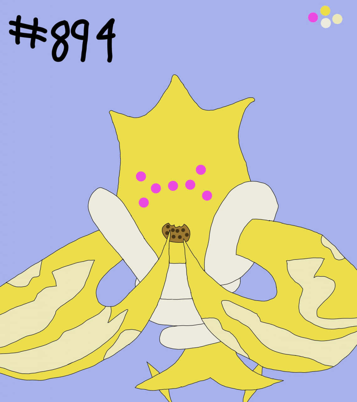 Regieleki Eating Cookie Background