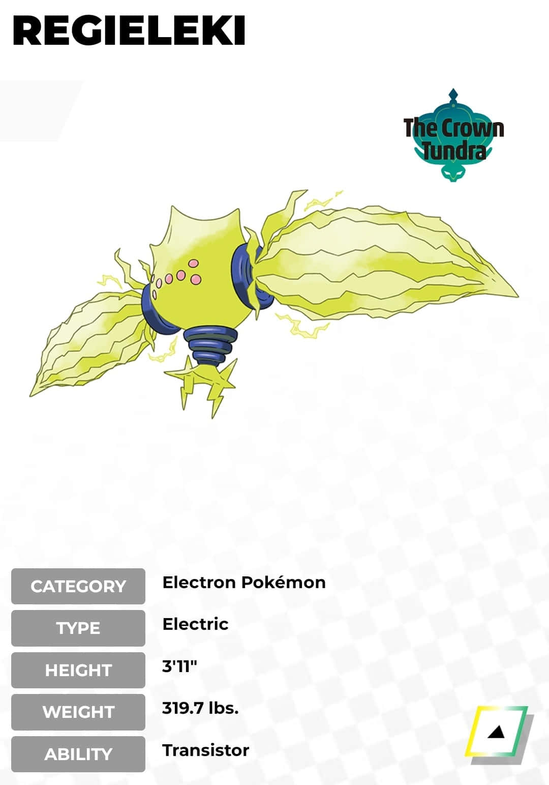 Regieleki Stats Background