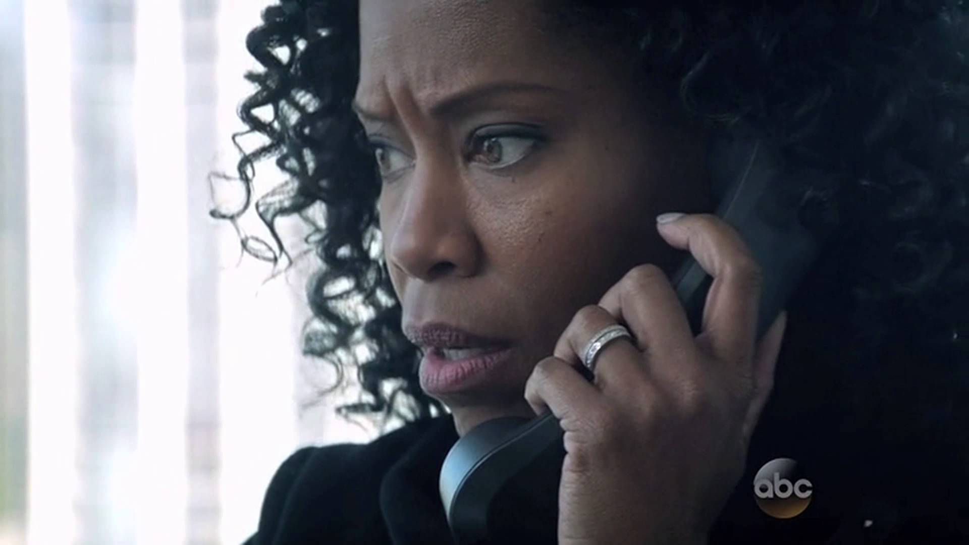 Regina King Phone Call Background