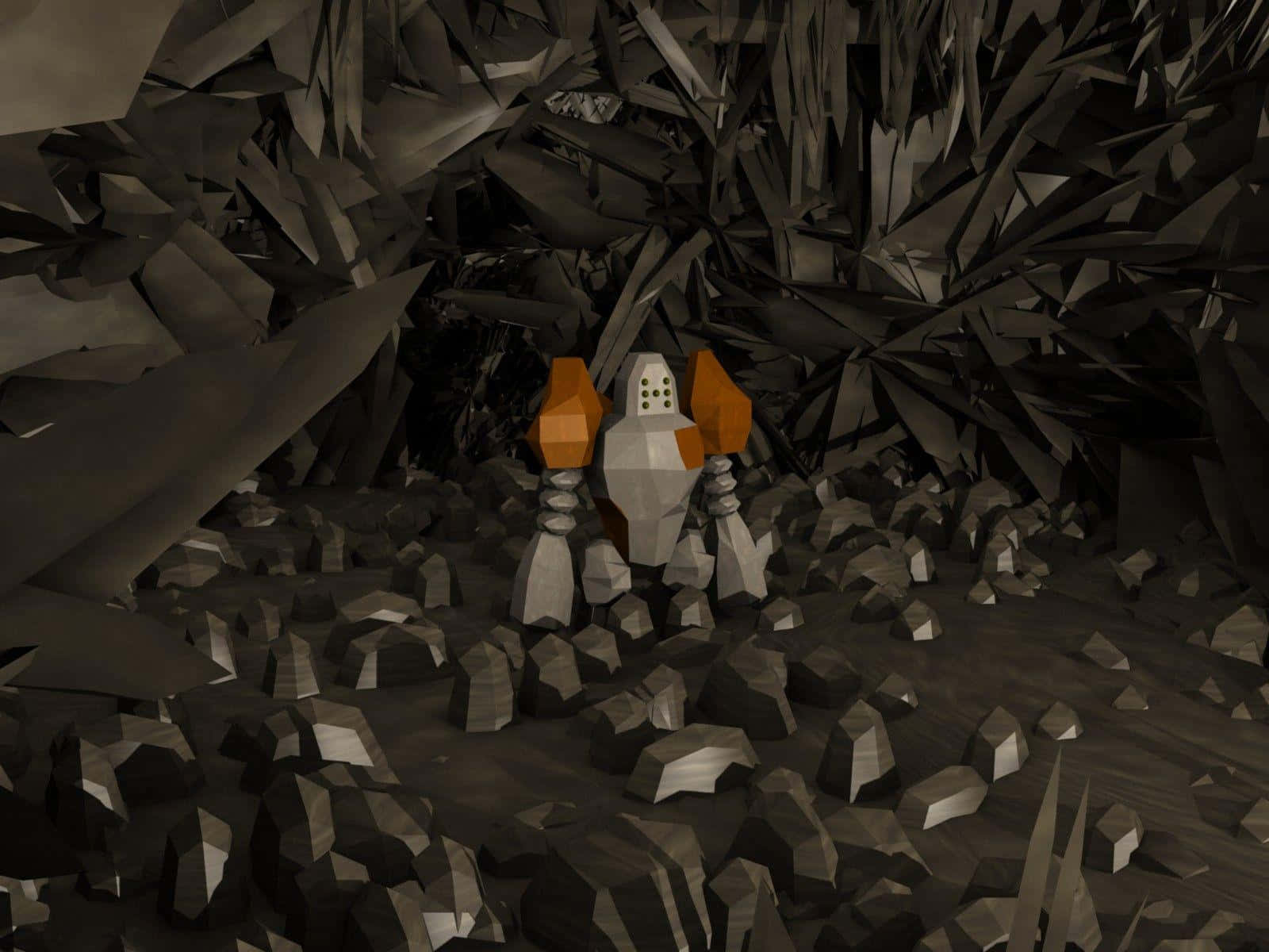 Regirock In A Crystal Cave