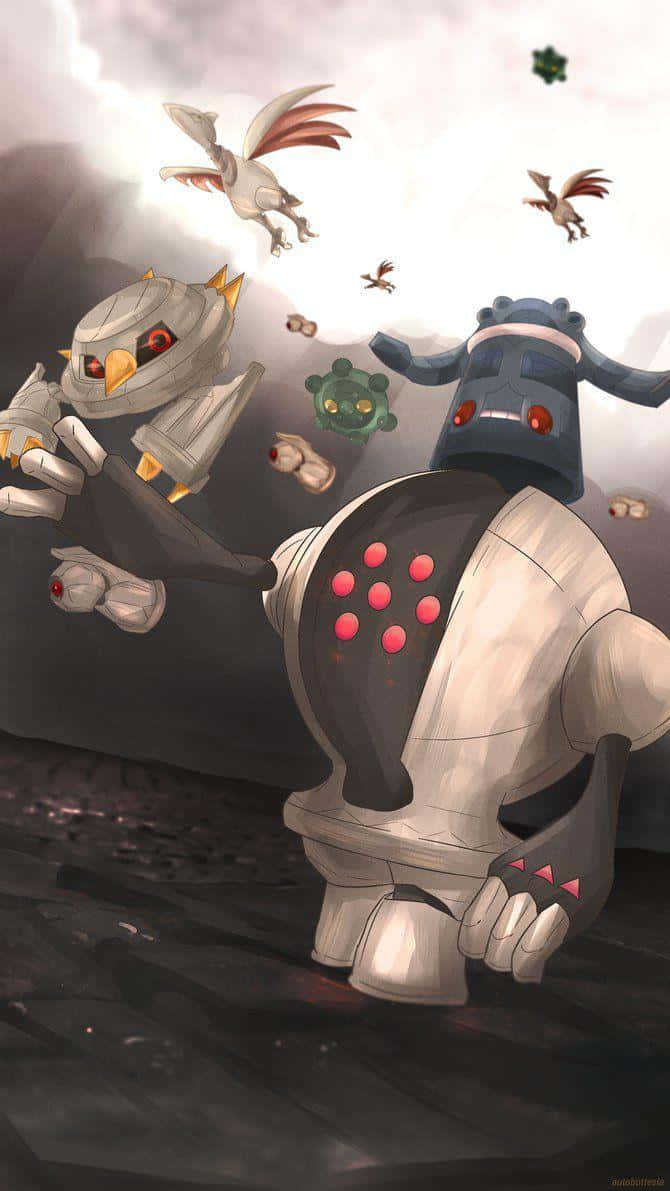 Registeel And Other Pokemon Background