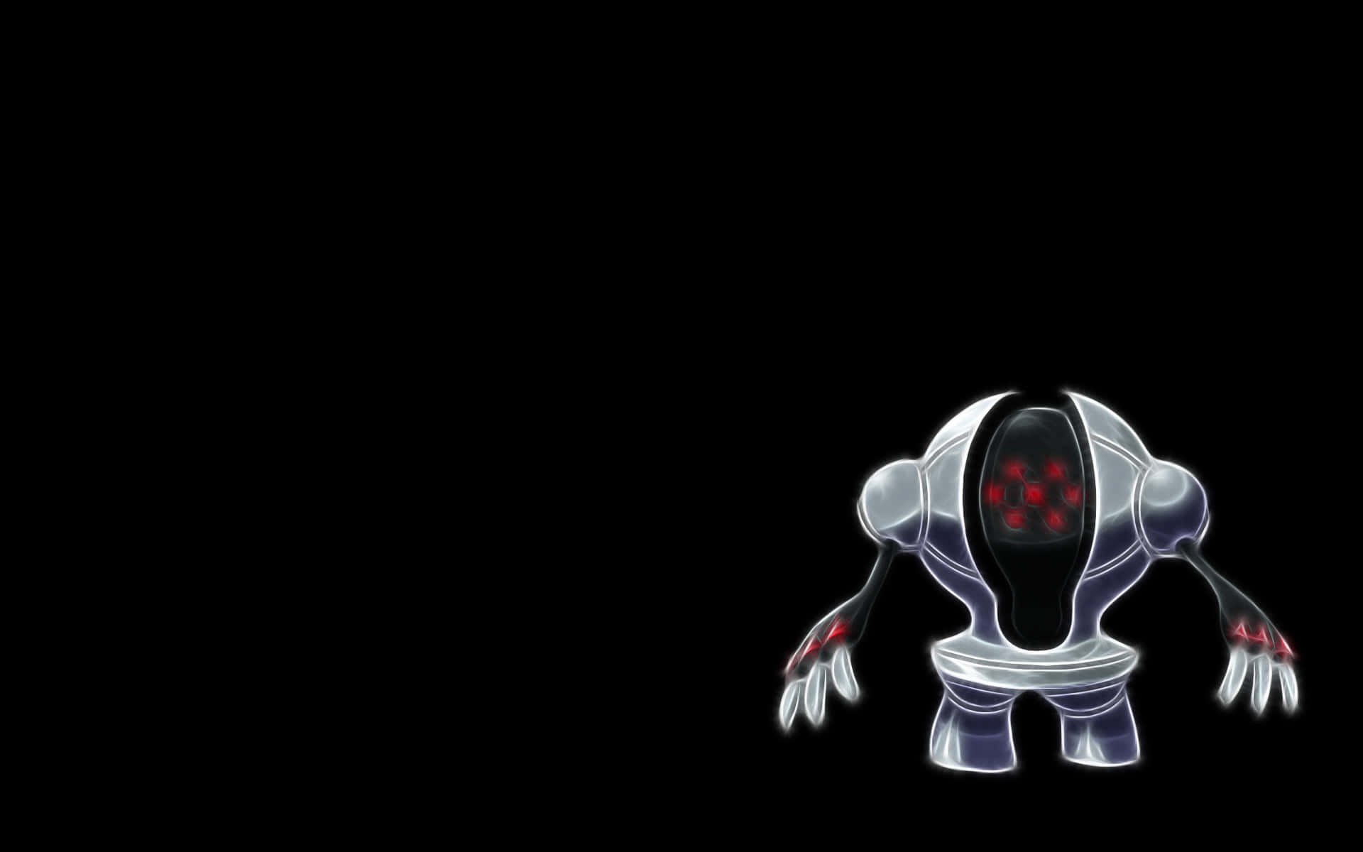 Registeel Black Background Background