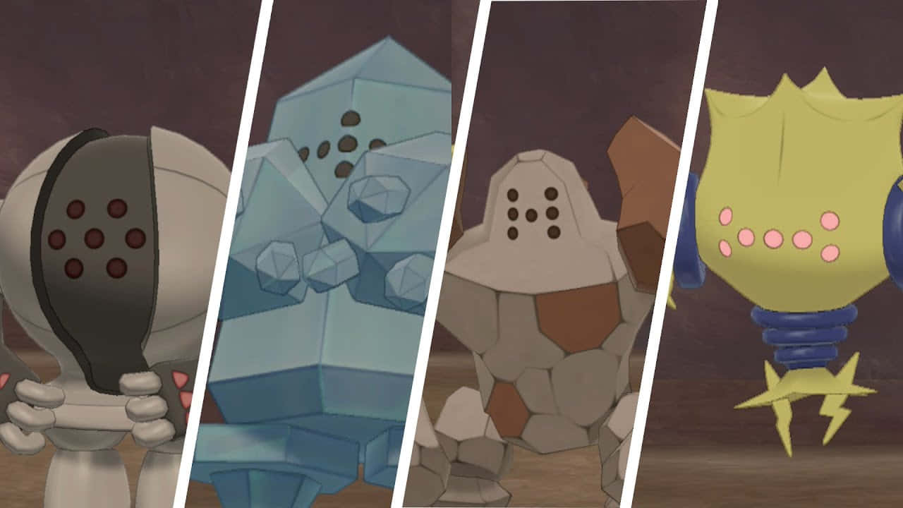 Registeel Regice Regirock And Regieleki Background