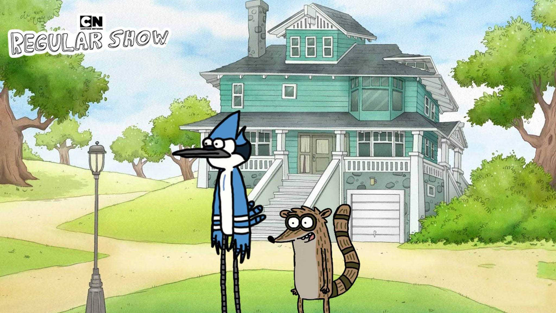 Regular Show Mordecai And Rigby Background