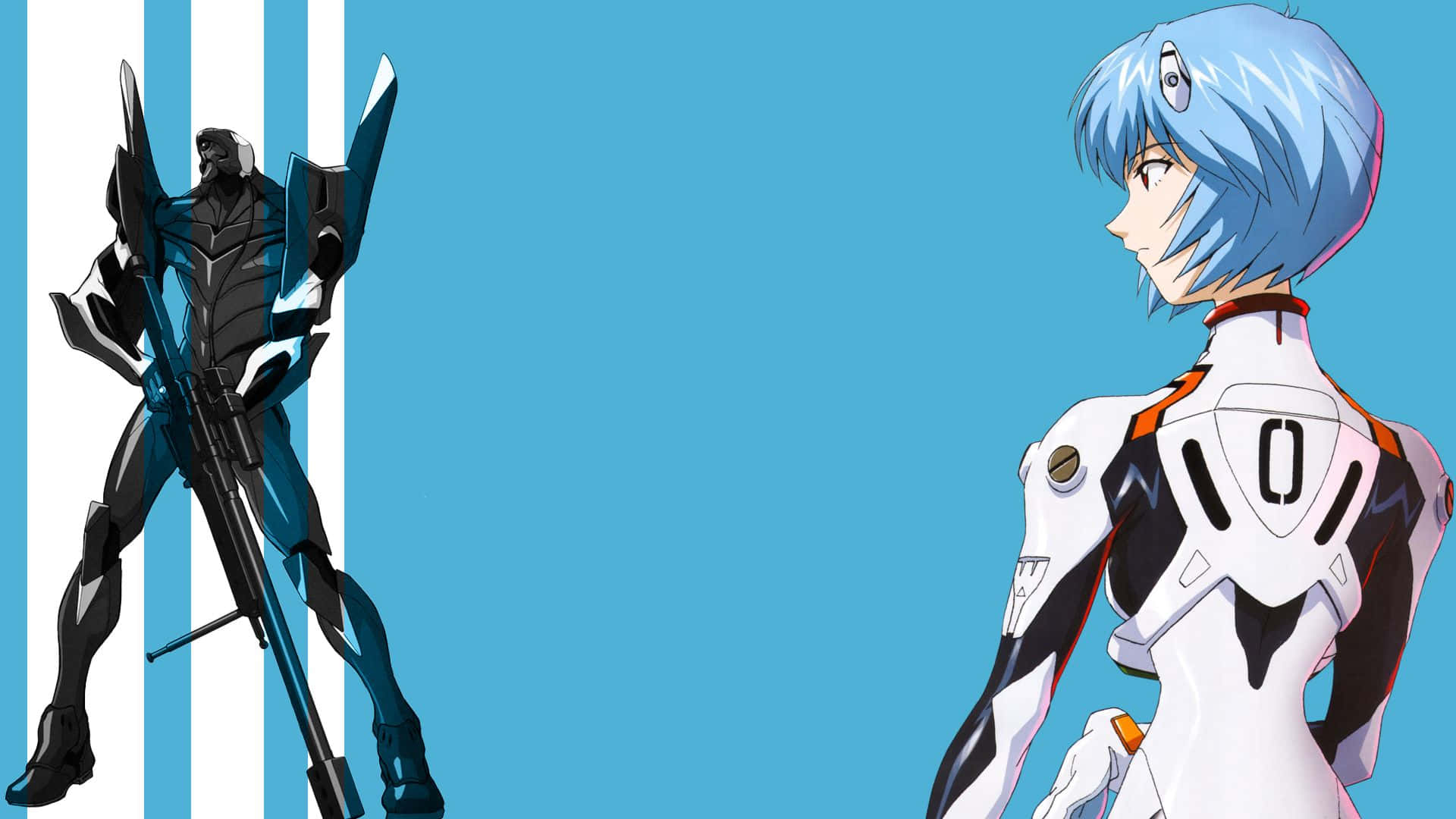 Rei Ayanami - Iconic Character From Neon Genesis Evangelion Background