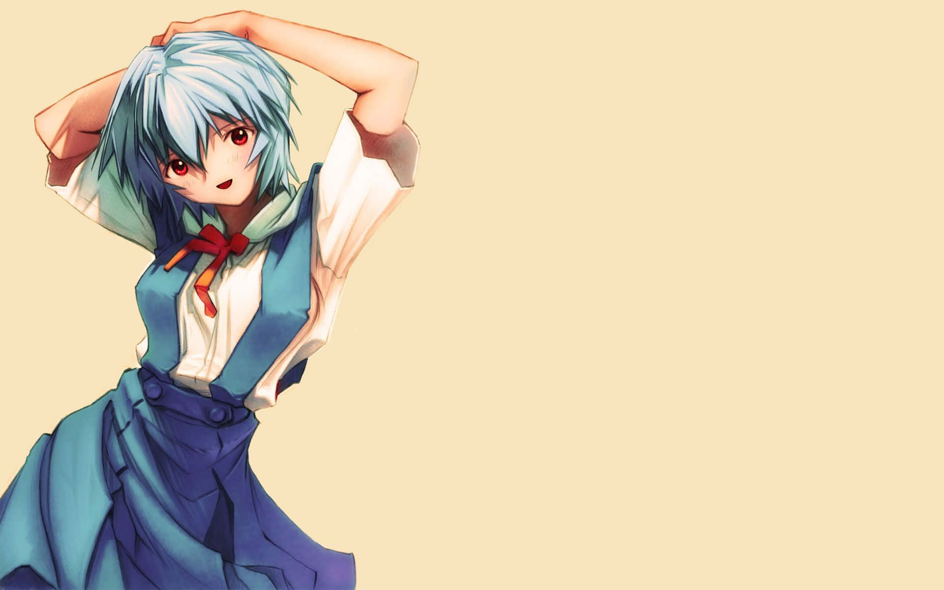 Rei Ayanami - Mysterious And Beautiful Anime Character Background