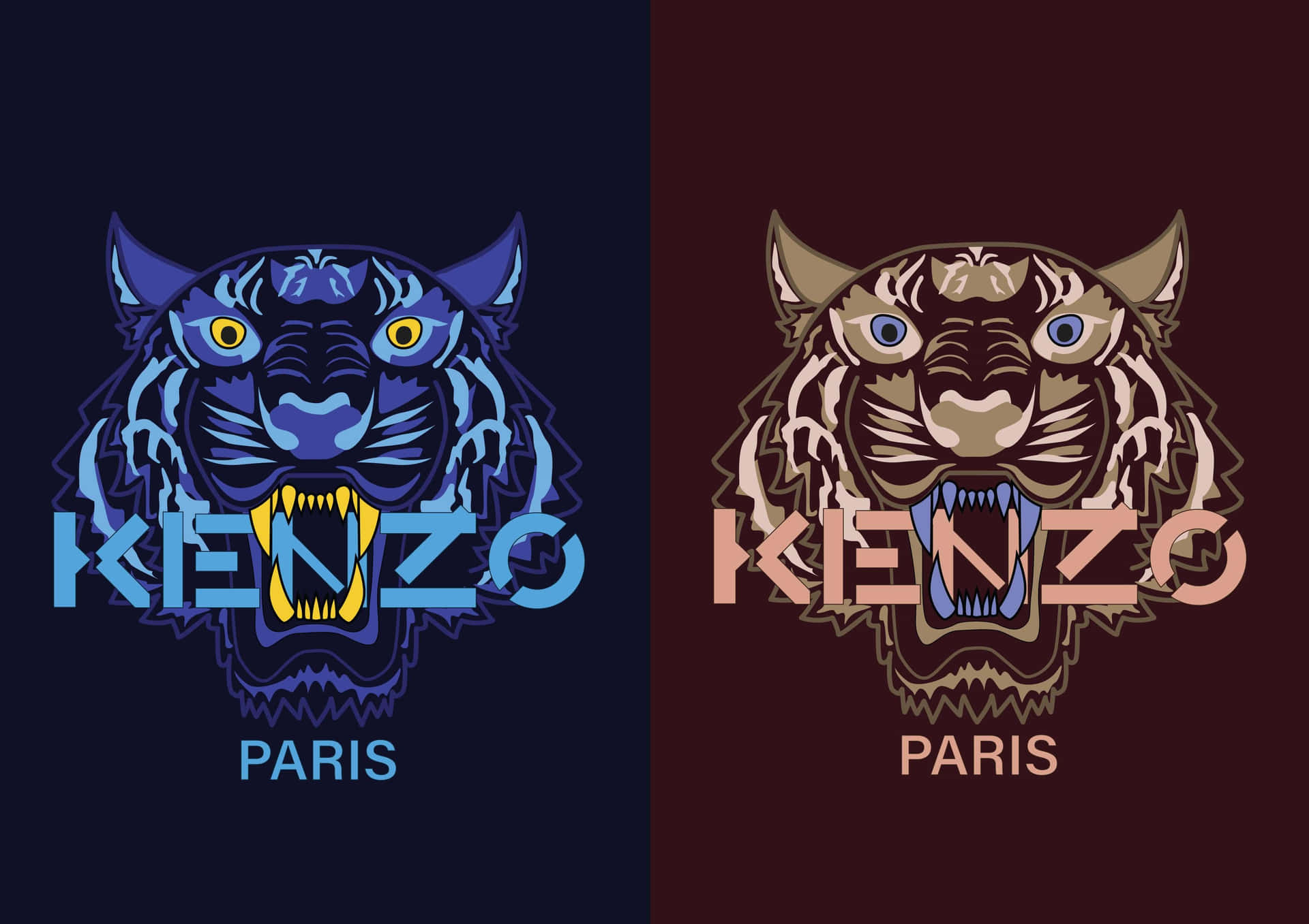 Reimagined Kenzo Tiger Logo