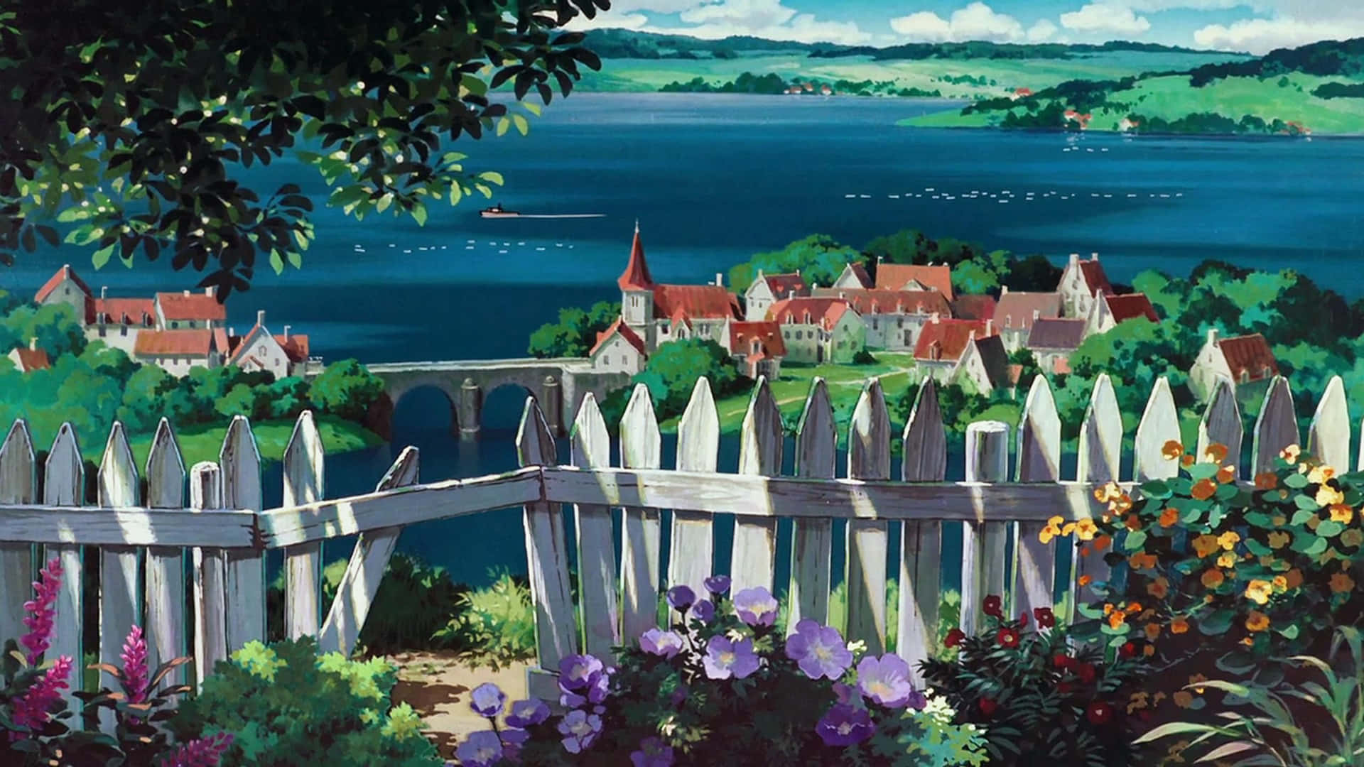 Rekindle Your Imagination With A Studio Ghibli Aesthetic Desktop Background