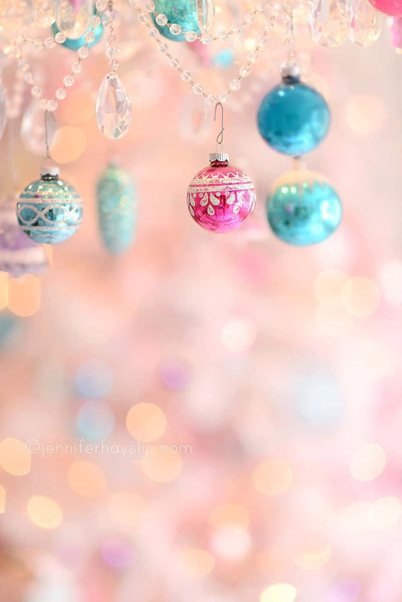 Relax And Enjoy The Beauty Of A Pastel Christmas Background