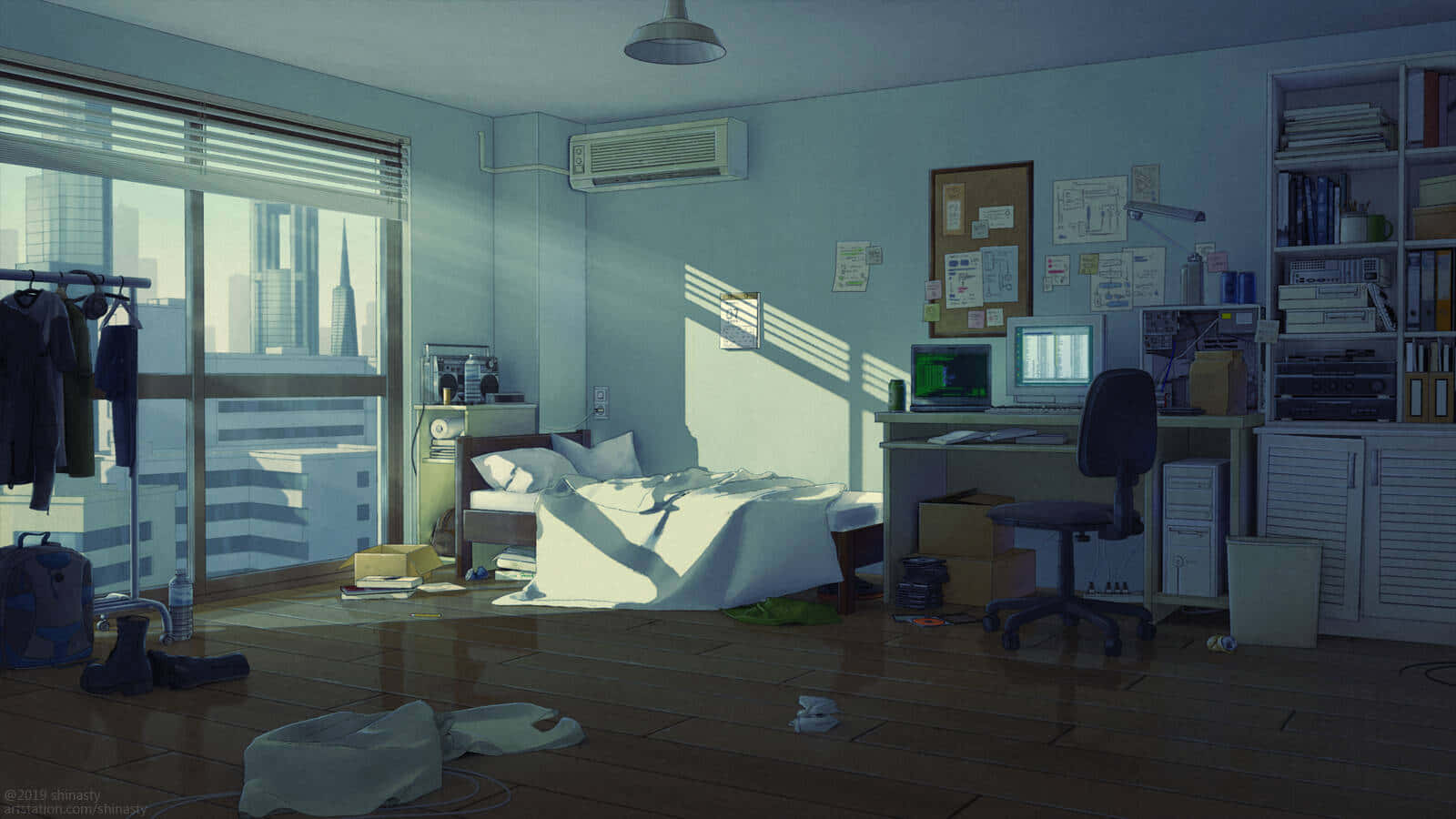 Relax And Enjoy The Comfort Of A Cozy Lo-fi Room Background