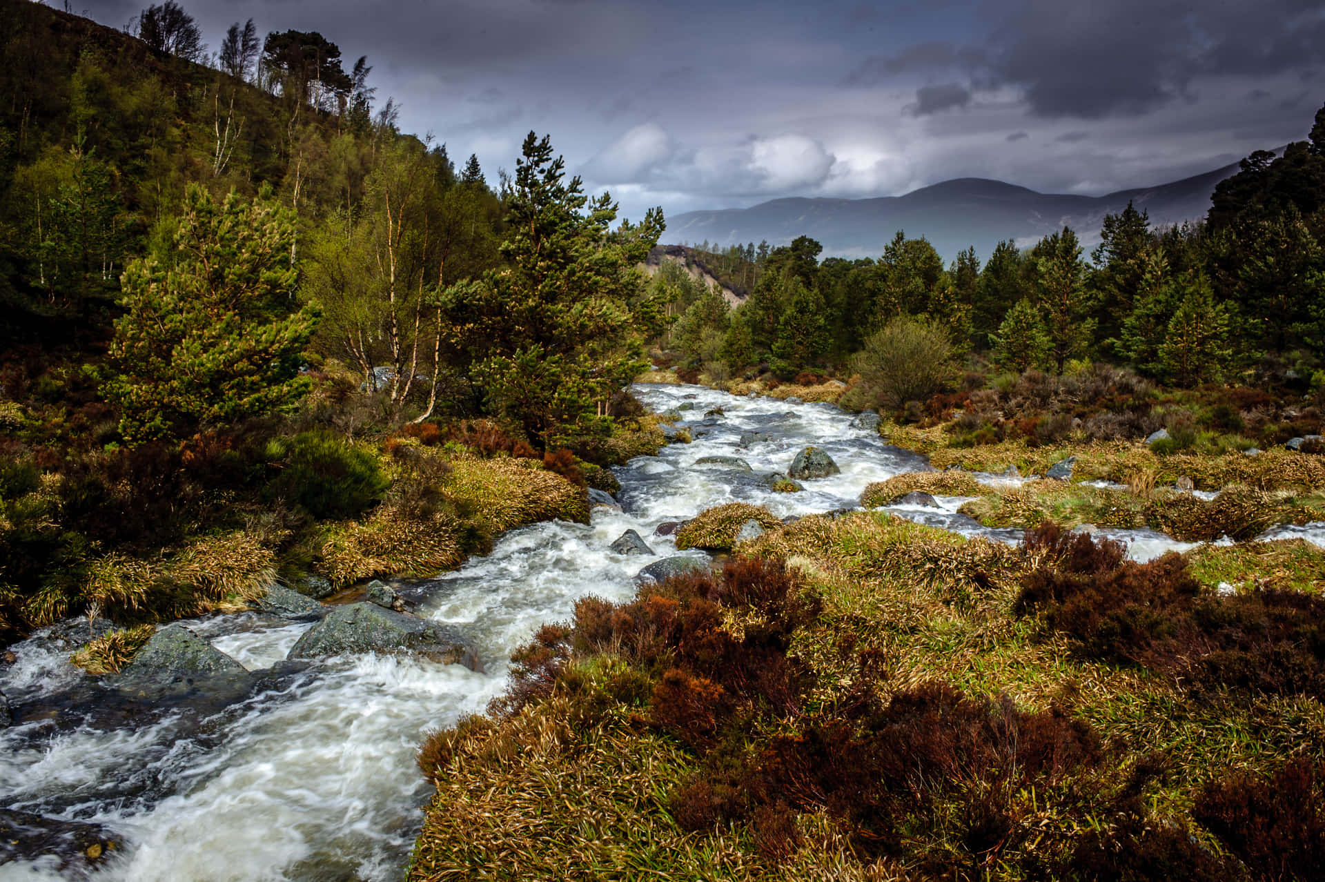 Relax And Unwind In The Spectacular Landscape Of Scotland Background