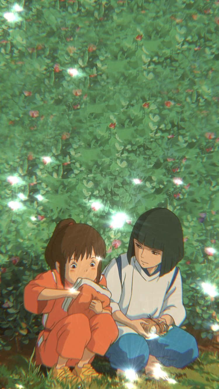 Relax And Unwind With Haku From Spirited Away On Your Phone Background